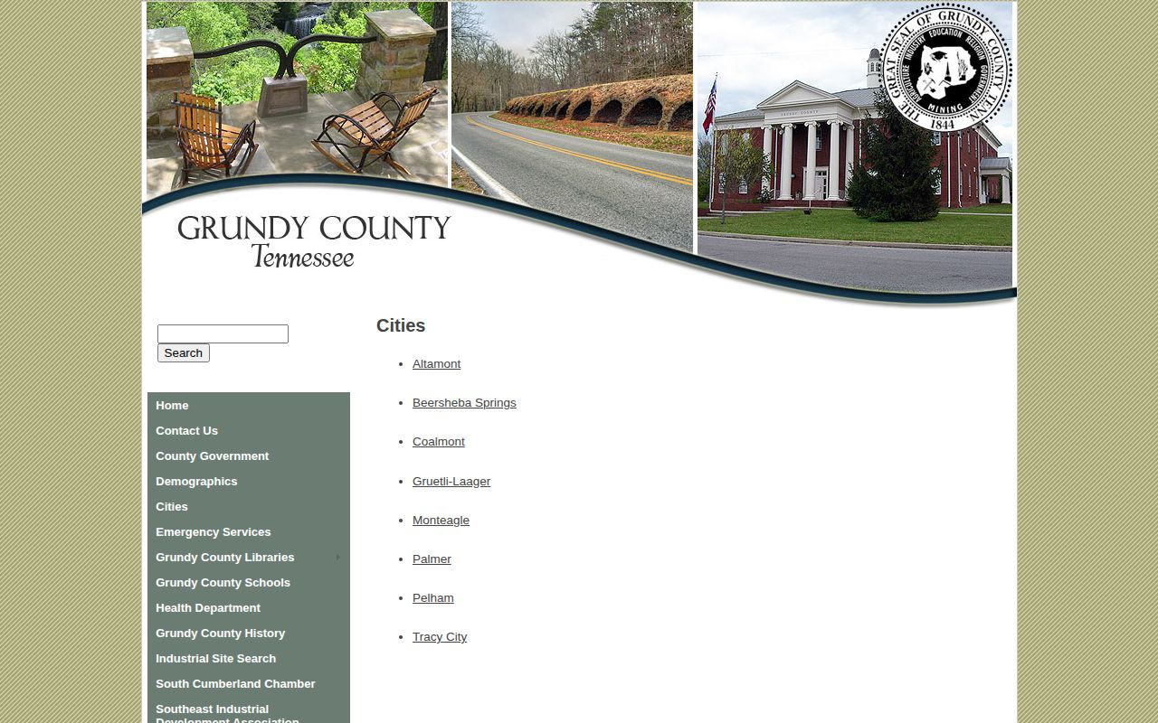 Grundy County municipality source for Gruetli-Laager recent arrests