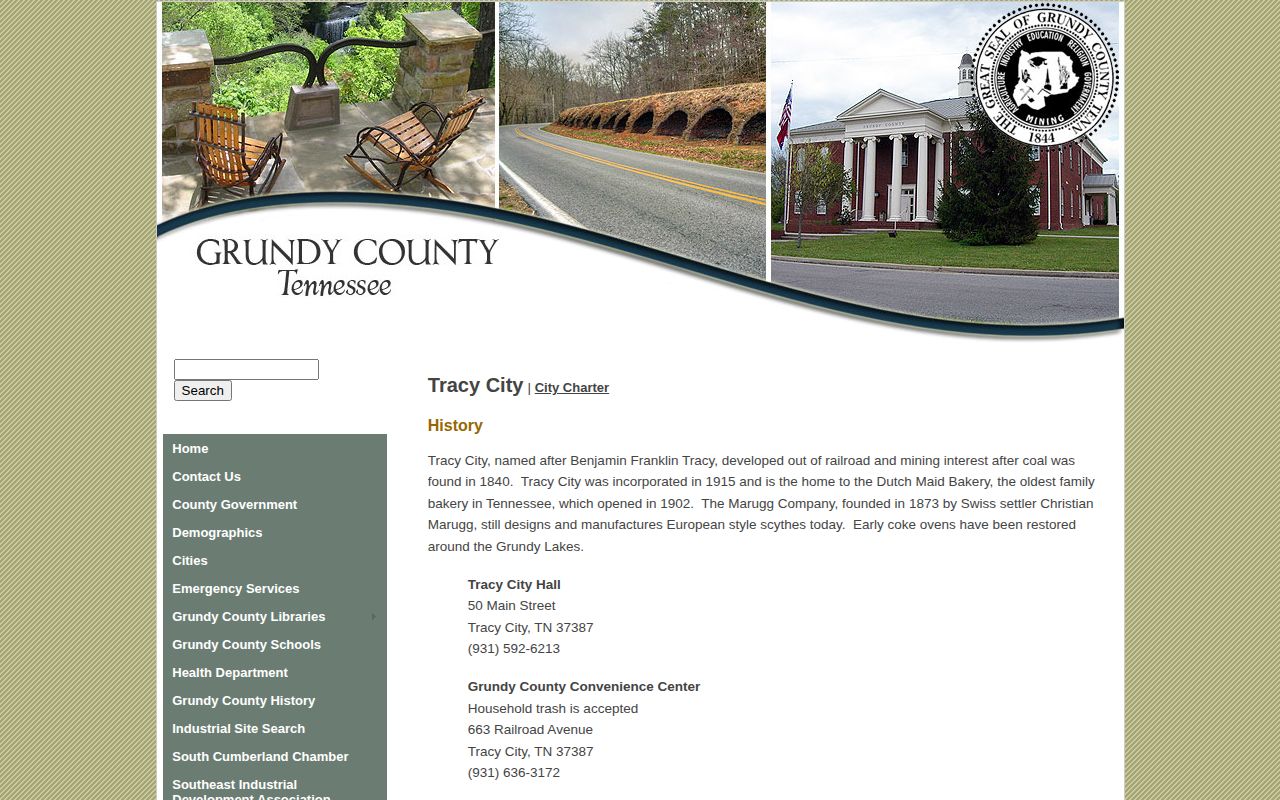 Tracy City police contact for recent arrest records
